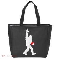 Bigfoot Holding Heart Valentines Day I Love You Hand For Asl Tote Bag thumb 0