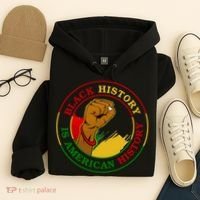Black History Is American History Fist Hoodie thumb 4