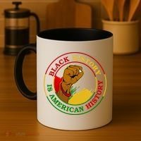 Black History Is American History Fist Coffee Mug thumb 4