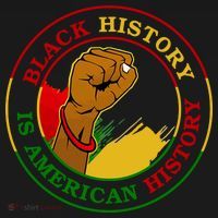 Black History Is American History Fist Women's Hoodie thumb 2