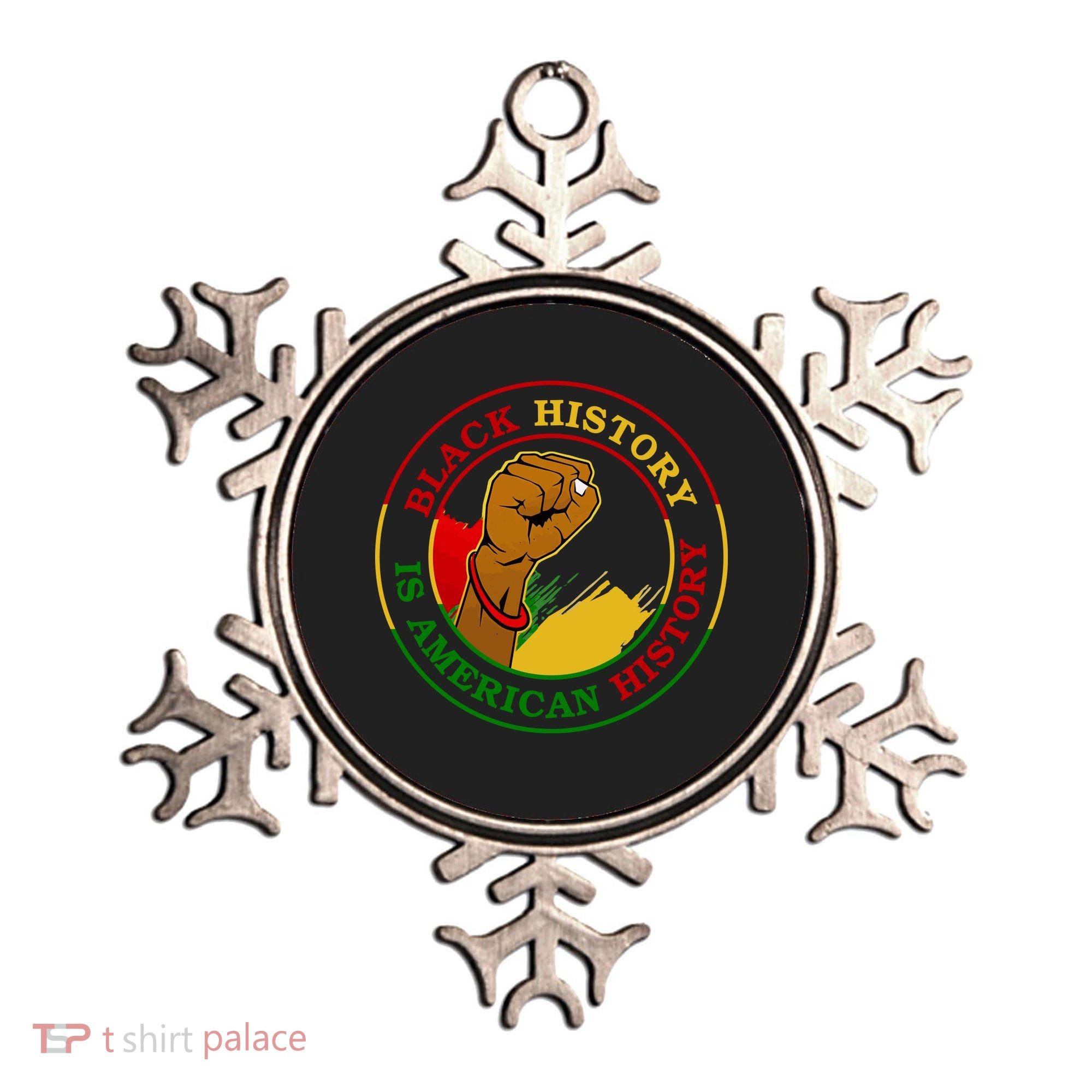 Black History Is American History Fist Ornament