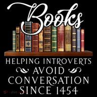Books Helping Introverts Avoid Conversation Since 1454 Women's Long Sleeve Shirt thumb 2