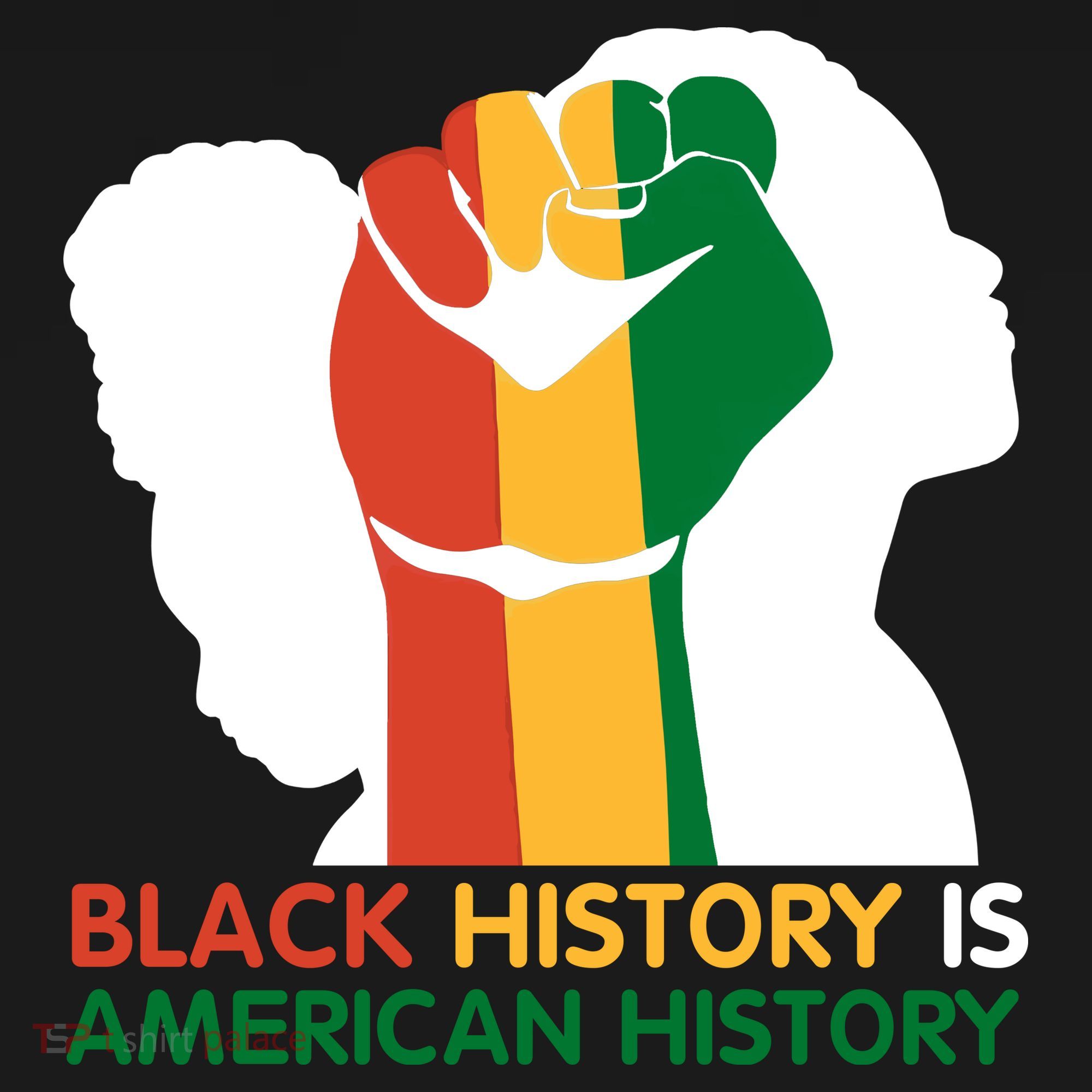 Black History Is American History Pride Fist Toddler Hoodie