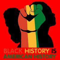 Black History Is American History Pride Fist Santa Hat thumb 1