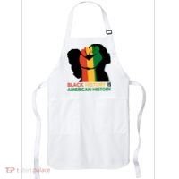 Black History Is American History Pride Fist Apron thumb 0