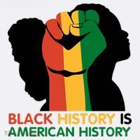 Black History Is American History Pride Fist Women's Hoodie thumb 2