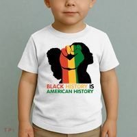 Black History Is American History Pride Fist Toddler T-Shirt thumb 2