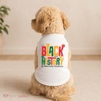 Black History Is American History Doggie Tank thumb 2