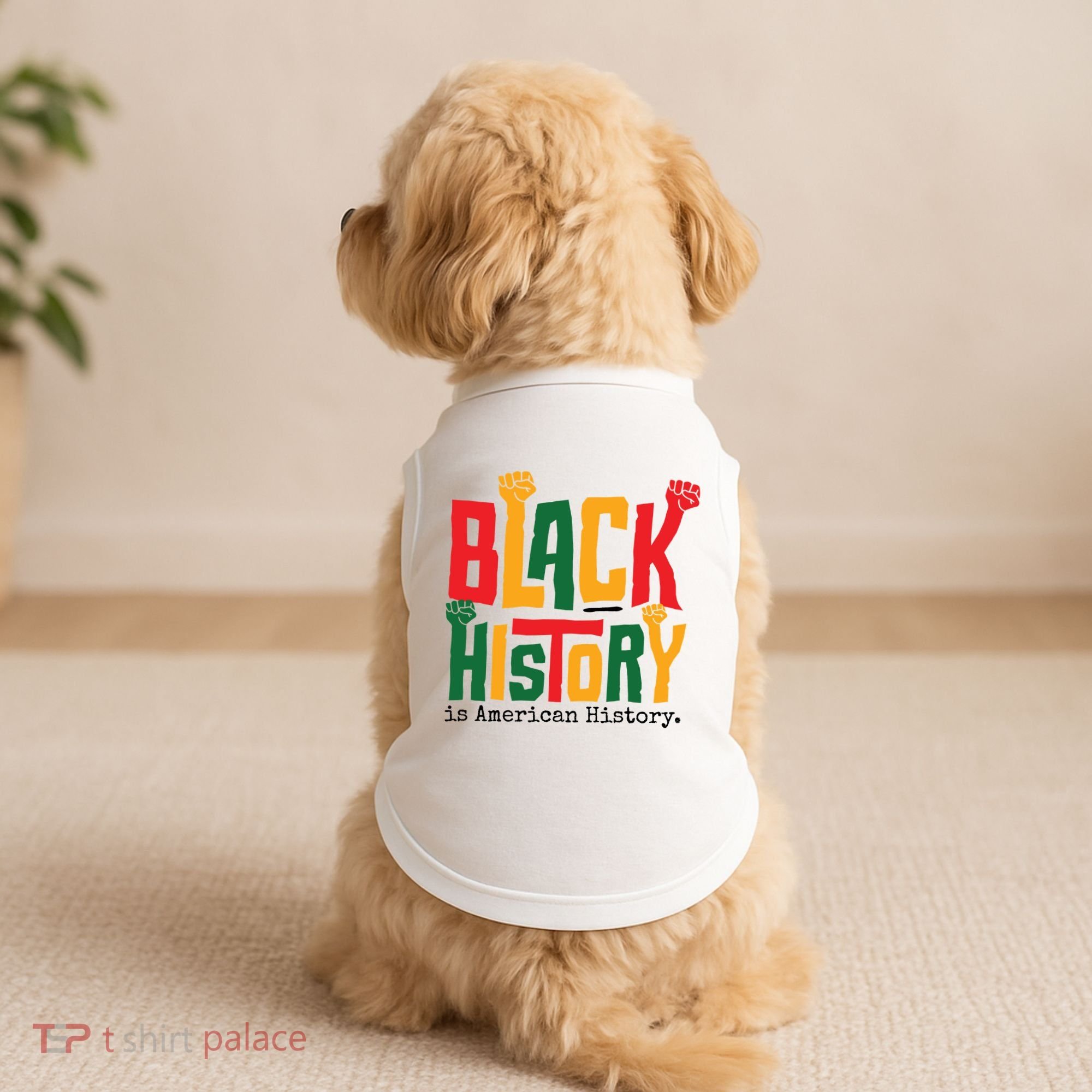 Black History Is American History Doggie Tank