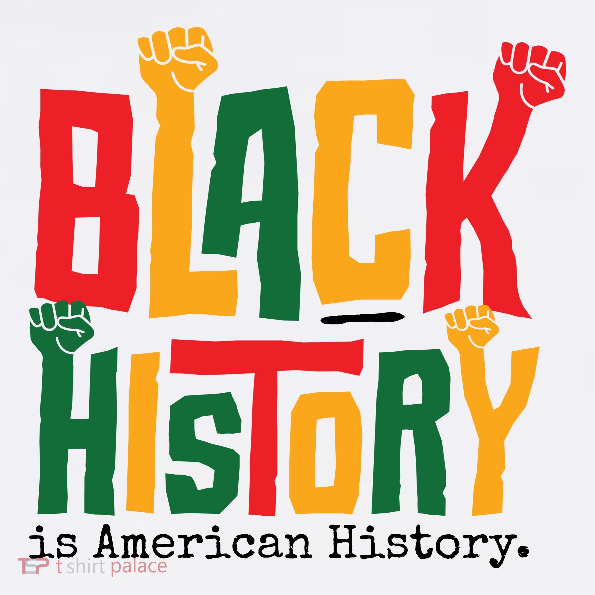 Black History Is American History Apron