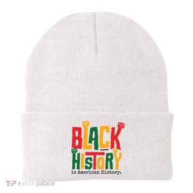 Black History Is American History Beanie