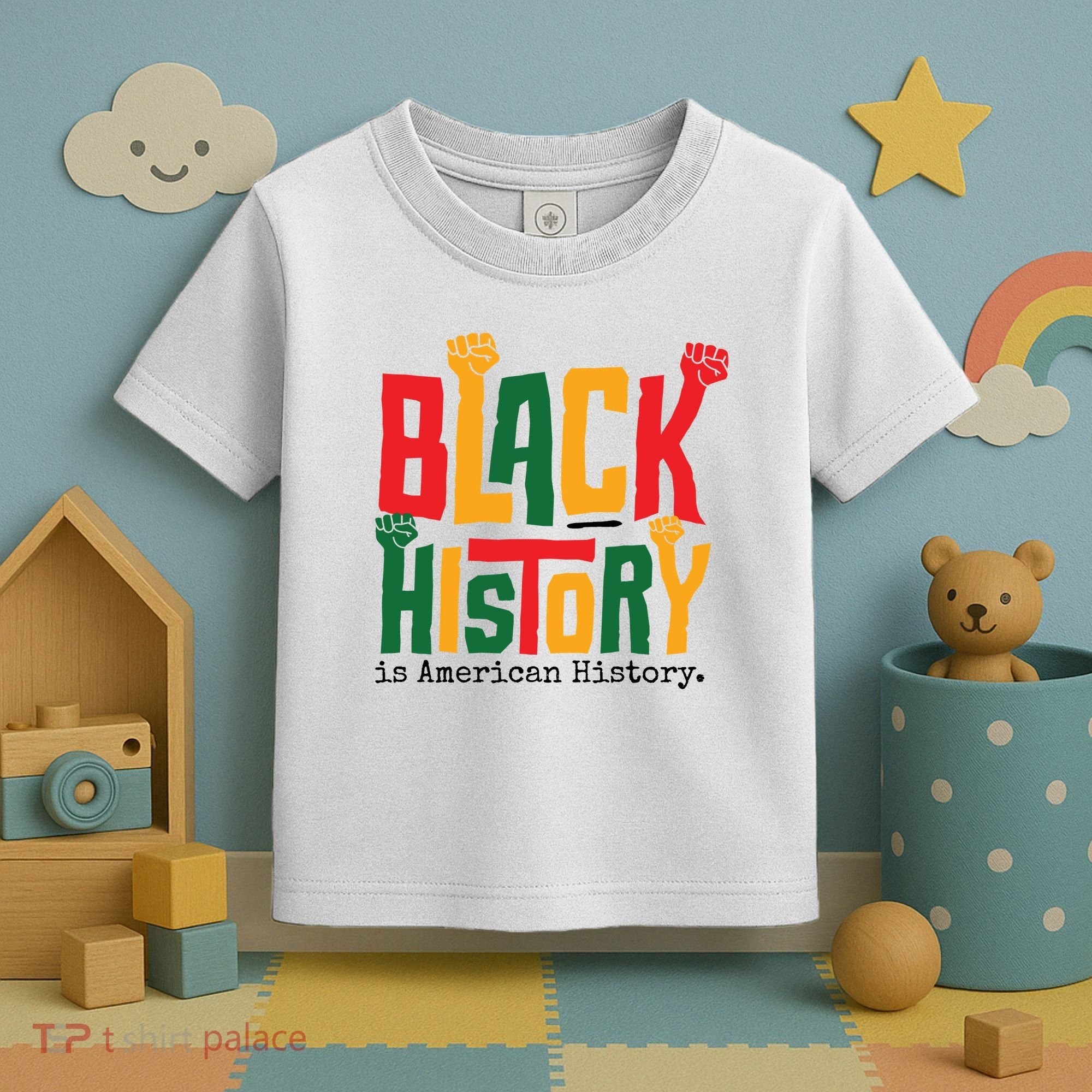 Black History Is American History Toddler T-Shirt