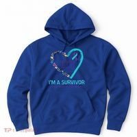Butterfly Heart IM A Survivor Suicide Prevention Awareness Funny Gift Hoodie thumb 0