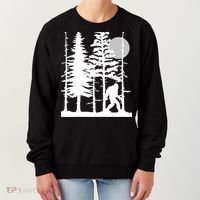 Bigfoot Hiding In Forest For Sasquatch Believers Women's Sweatshirt thumb 0