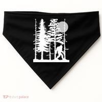 Bigfoot Hiding In Forest For Sasquatch Believers USA-Made Doggie Bandana thumb 0