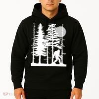 Bigfoot Hiding In Forest For Sasquatch Believers Hoodie thumb 2