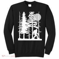 Bigfoot Hiding In Forest For Sasquatch Believers Sweatshirt thumb 0