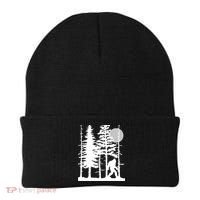 Bigfoot Hiding In Forest For Sasquatch Believers Beanie thumb 0