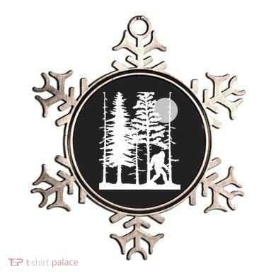 Bigfoot Hiding In Forest For Sasquatch Believers Ornament