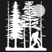 Bigfoot Hiding In Forest For Sasquatch Believers Women's Tank Top thumb 5