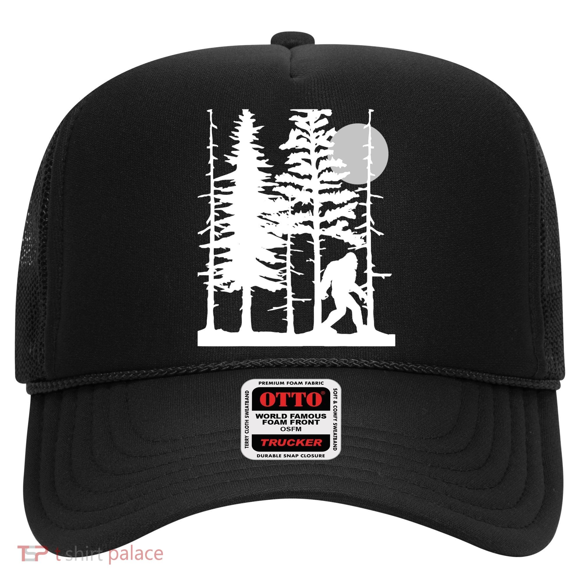 Bigfoot Hiding In Forest For Sasquatch Believers Hat