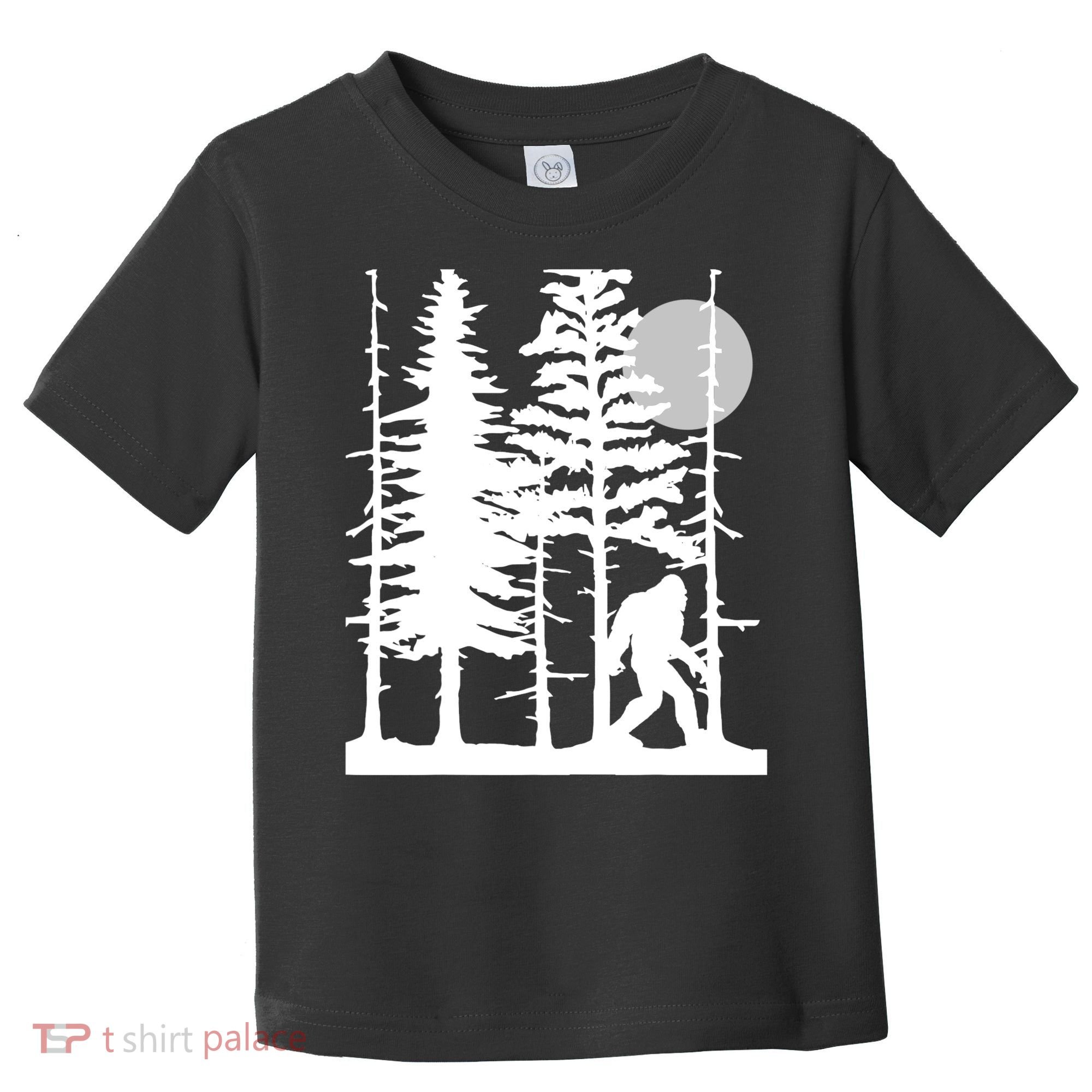Bigfoot Hiding In Forest For Sasquatch Believers Toddler T-Shirt