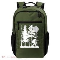 Bigfoot Hiding In Forest For Sasquatch Believers Backpack thumb 0