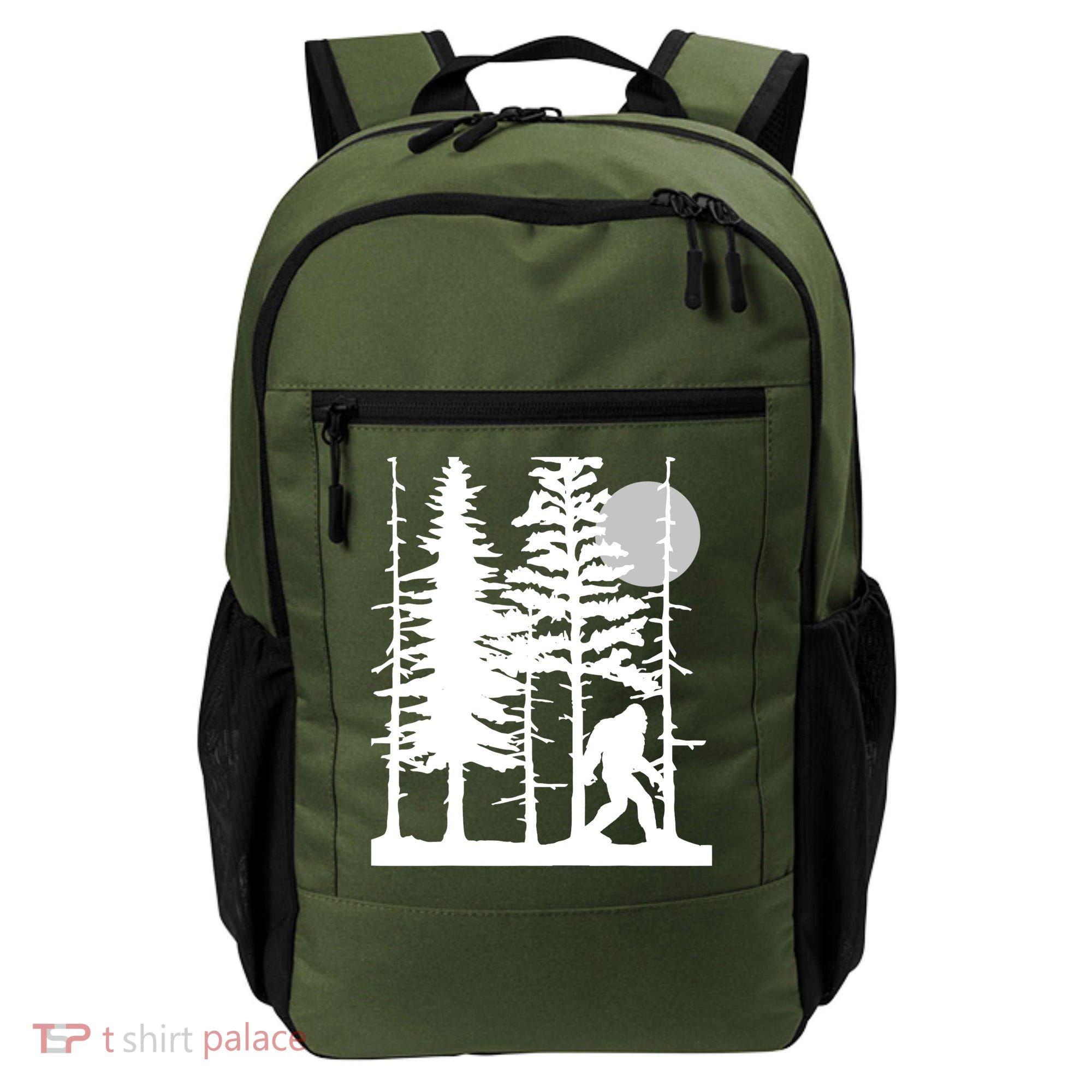 Bigfoot Hiding In Forest For Sasquatch Believers Backpack