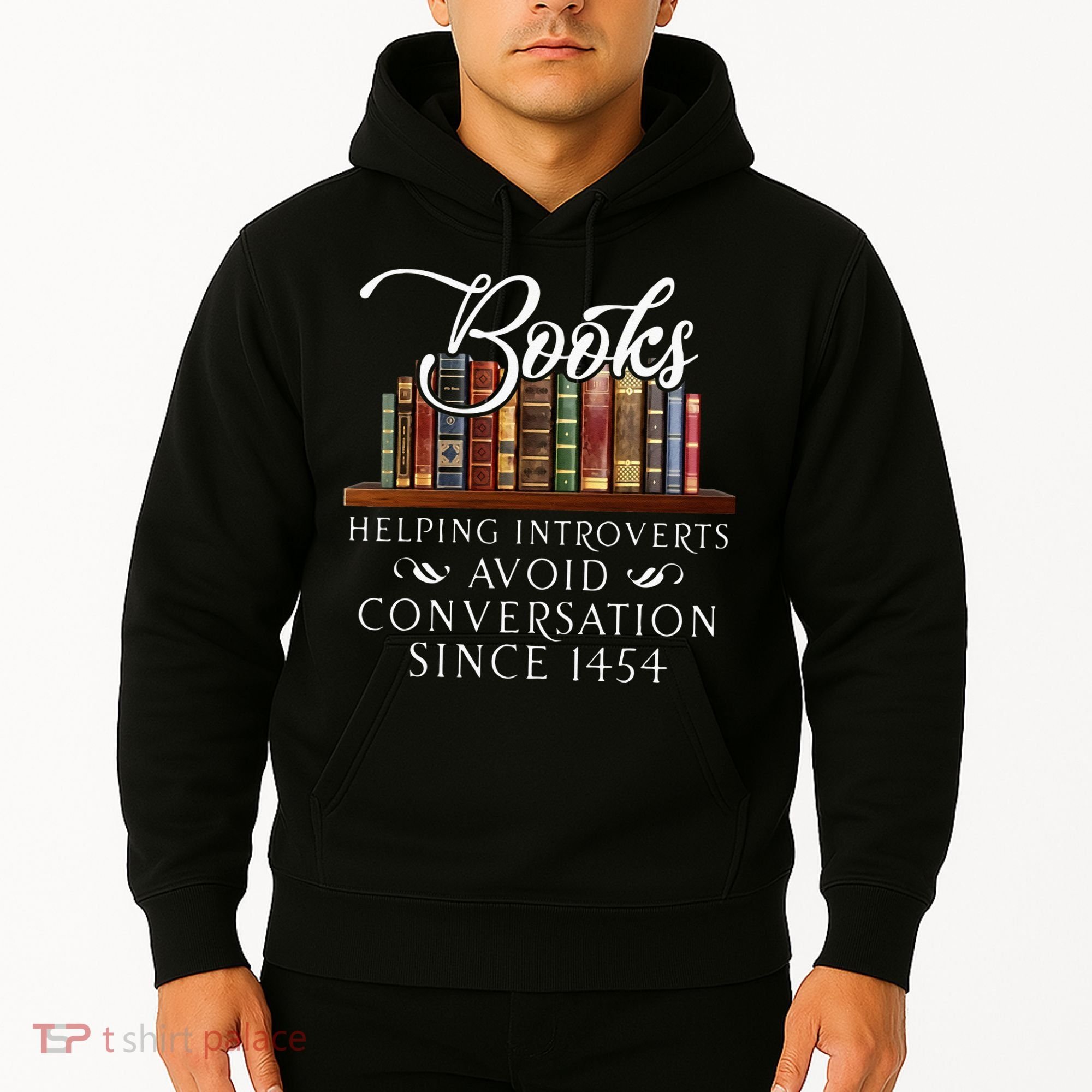 Books Helping Introverts Avoid Conversation Hoodie