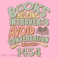 Books Helping Introverts Avoid Conversation 1454 Coaster thumb 2