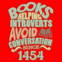 Books Helping Introverts Avoid Conversation 1454 Santa Hat thumb 1