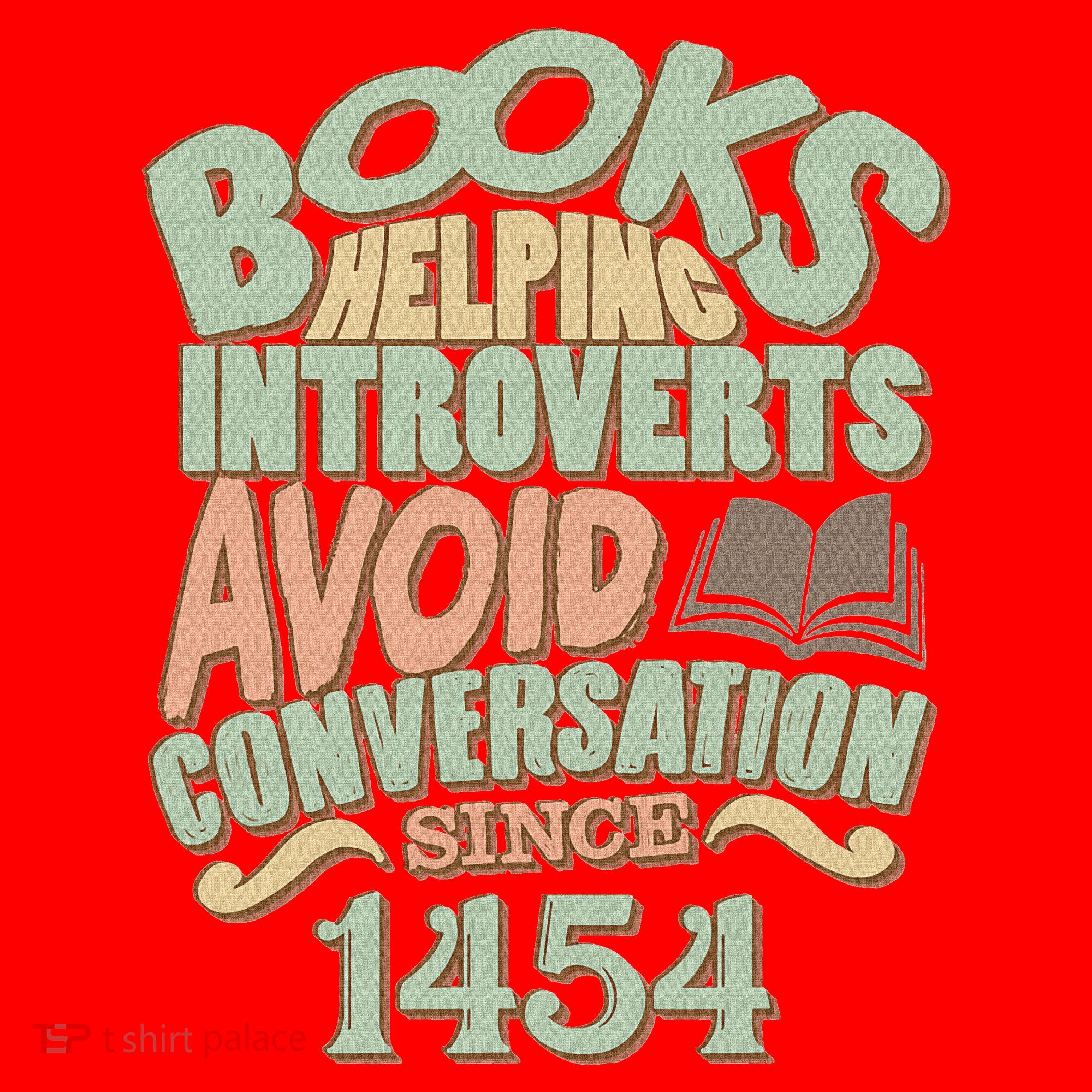 Books Helping Introverts Avoid Conversation 1454 Santa Hat