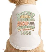 Books Helping Introverts Avoid Conversation 1454 Doggie Tank thumb 0