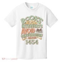 Books Helping Introverts Avoid Conversation 1454 Kids T-Shirt thumb 0