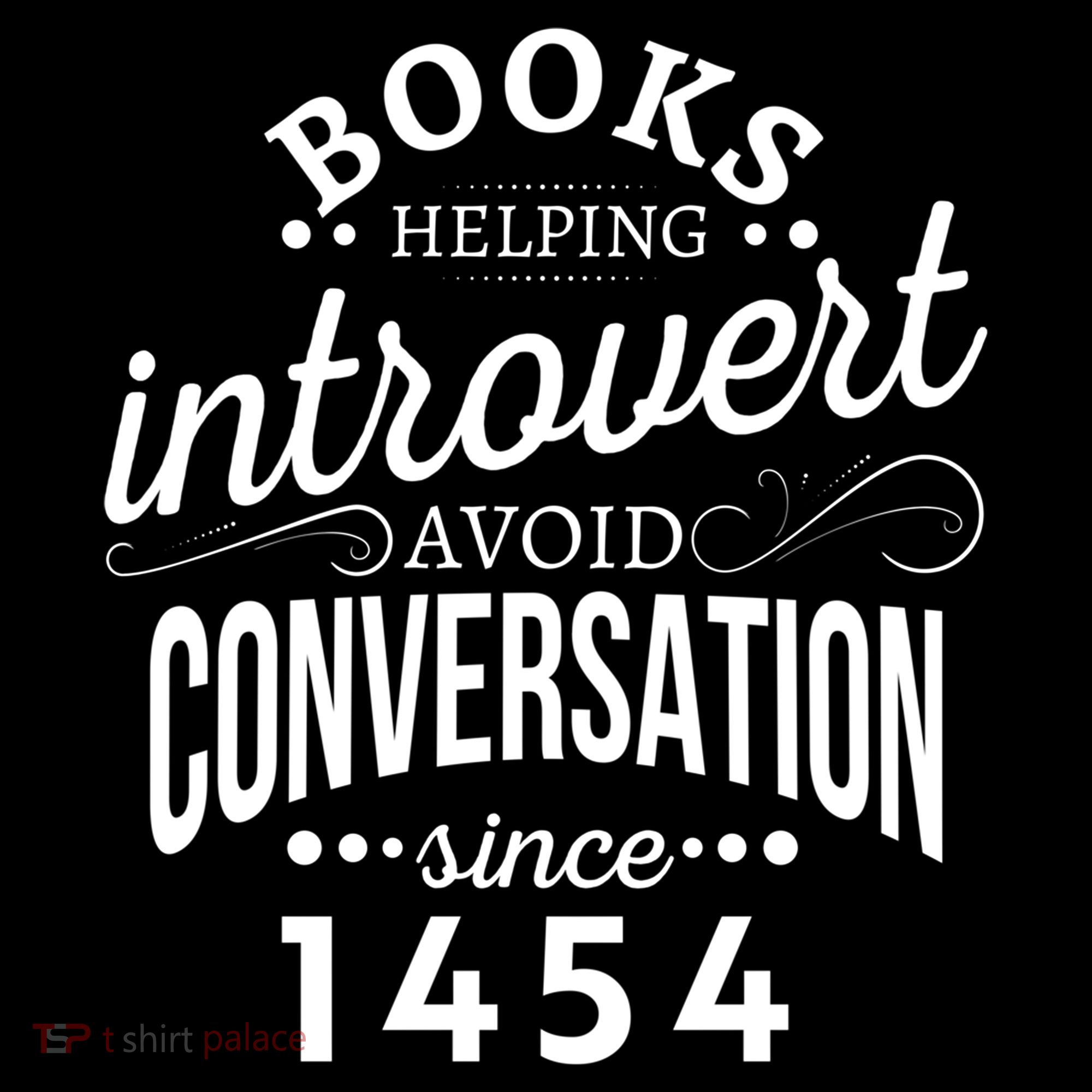 Books Helping Introvert Avoid Conversation Since 1454 Gift Ornament