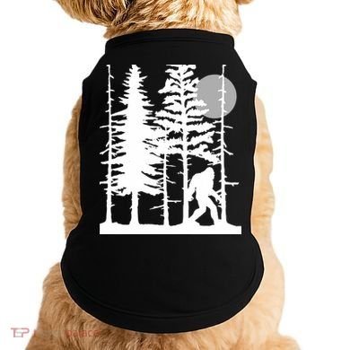 Bigfoot Hiding In Forest For Sasquatch Believers Doggie Tank