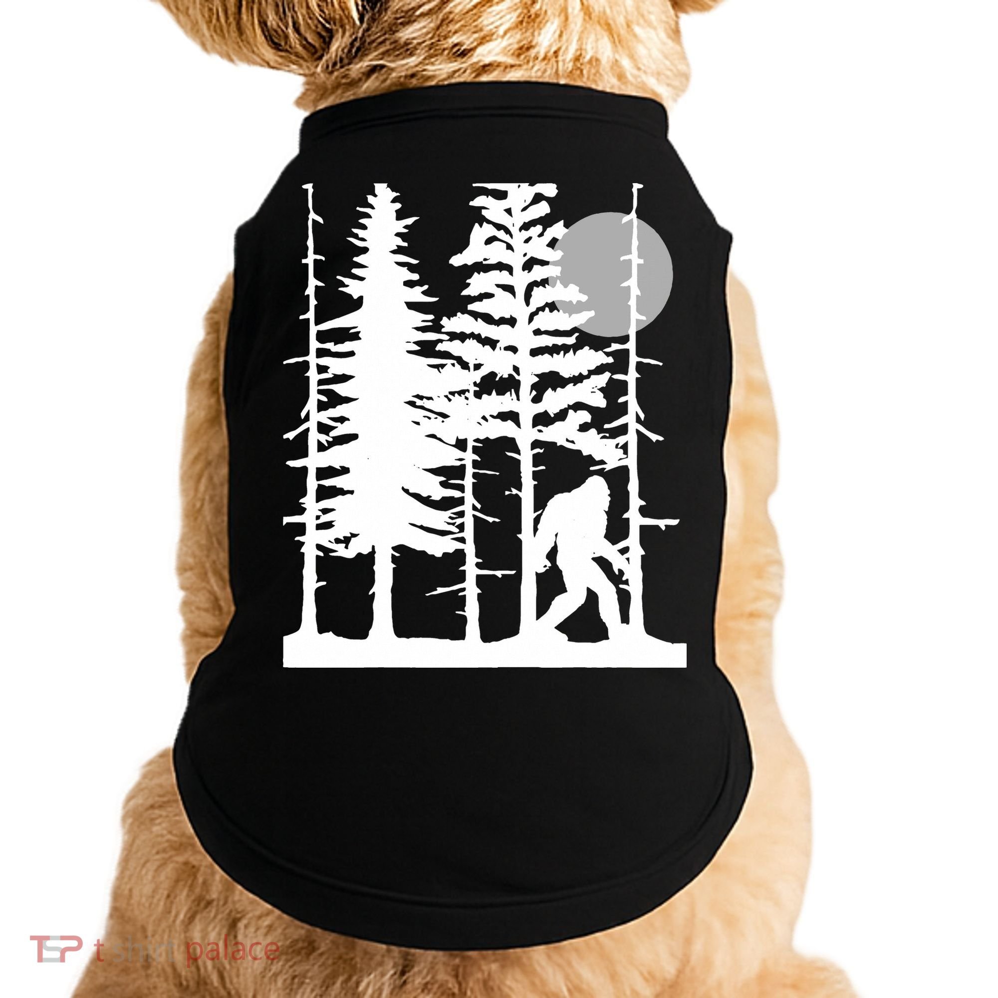 Bigfoot Hiding In Forest For Sasquatch Believers Doggie Tank