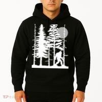 Bigfoot Hiding In Forest For Sasquatch Believers Hoodie thumb 2