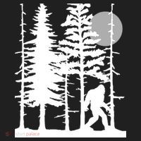 Bigfoot Hiding In Forest For Sasquatch Believers Adult Drive Performance Visor thumb 2