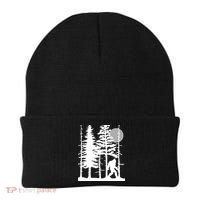 Bigfoot Hiding In Forest For Sasquatch Believers Beanie thumb 0