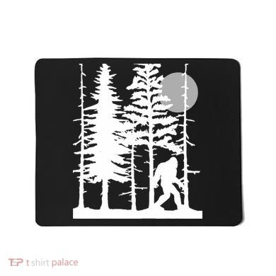 Bigfoot Hiding In Forest For Sasquatch Believers Mousepad