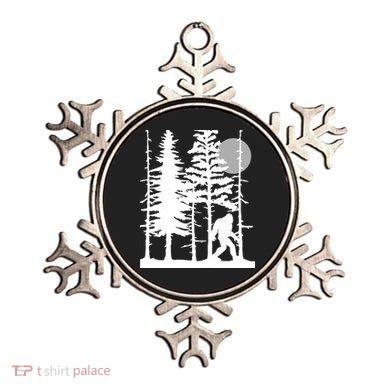 Bigfoot Hiding In Forest For Sasquatch Believers Ornament