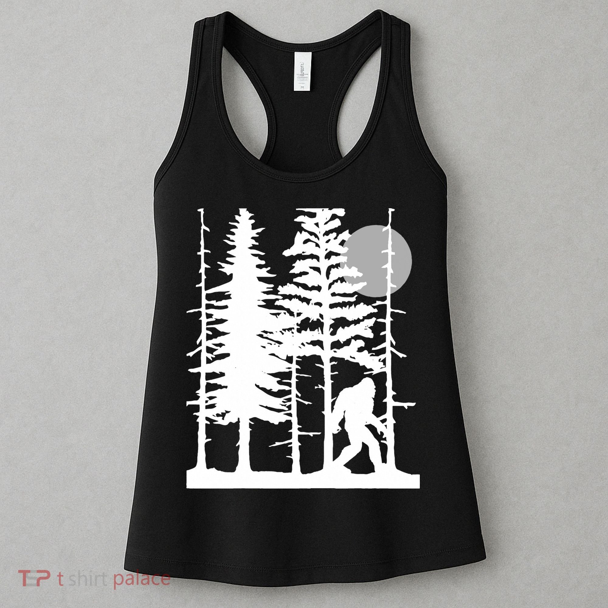 Bigfoot Hiding In Forest For Sasquatch Believers Women's Tank Top