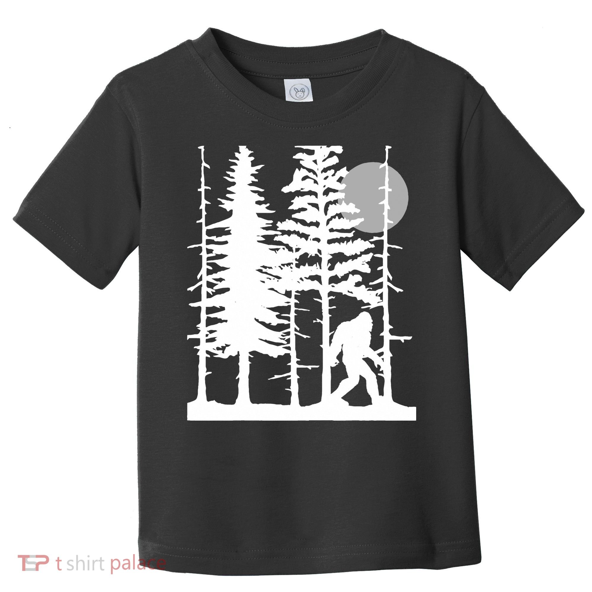 Bigfoot Hiding In Forest For Sasquatch Believers Toddler T-Shirt