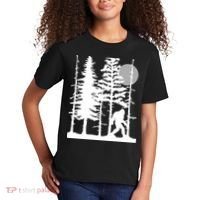 Bigfoot Hiding In Forest For Sasquatch Believers Kids T-Shirt thumb 2
