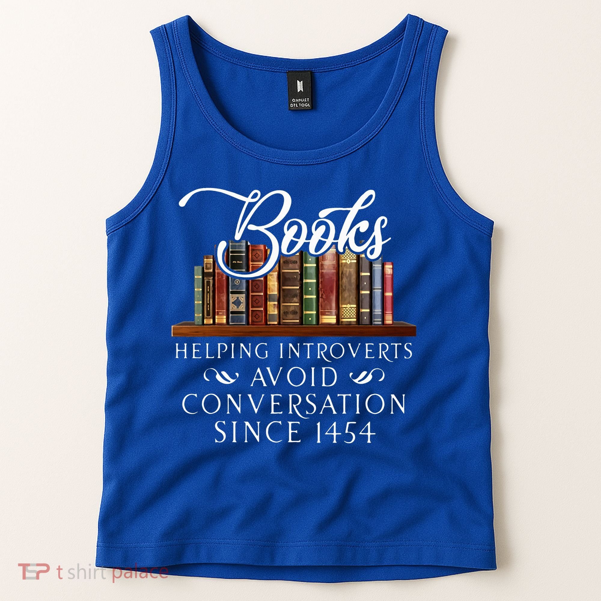 Books helping introverts avoid conversation  Tank Top