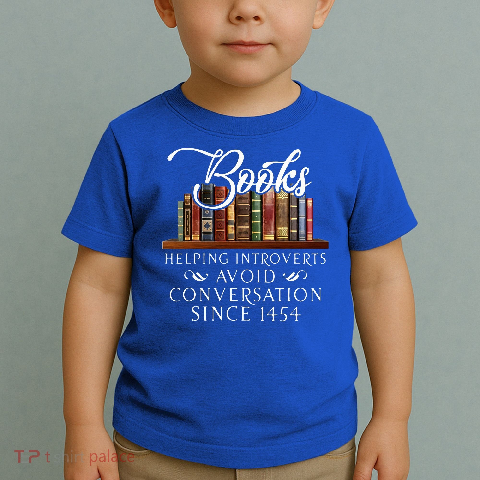 Books helping introverts avoid conversation  Toddler T-Shirt
