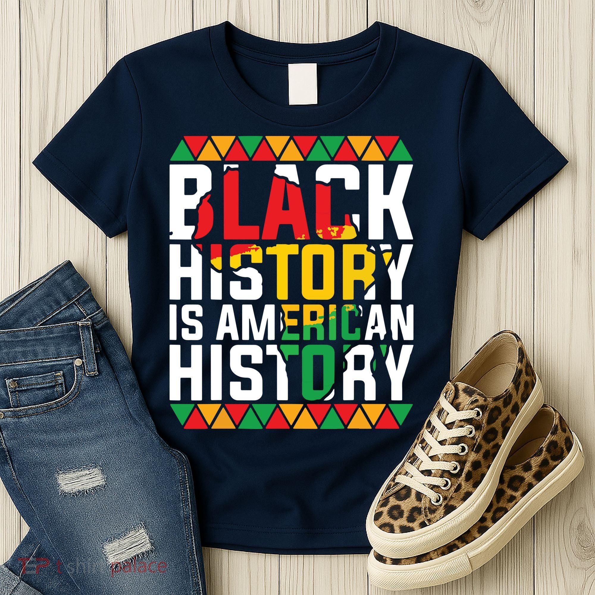 Black History Is American History Black History Month Women's T-Shirt