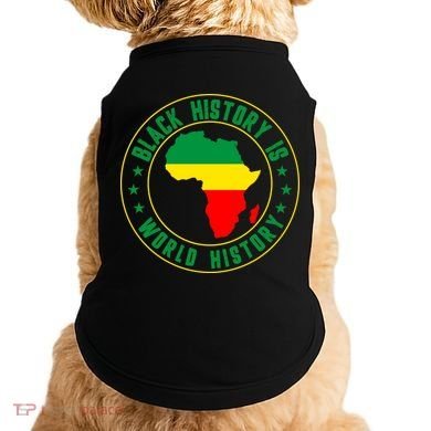 Black History Is World History Doggie Tank