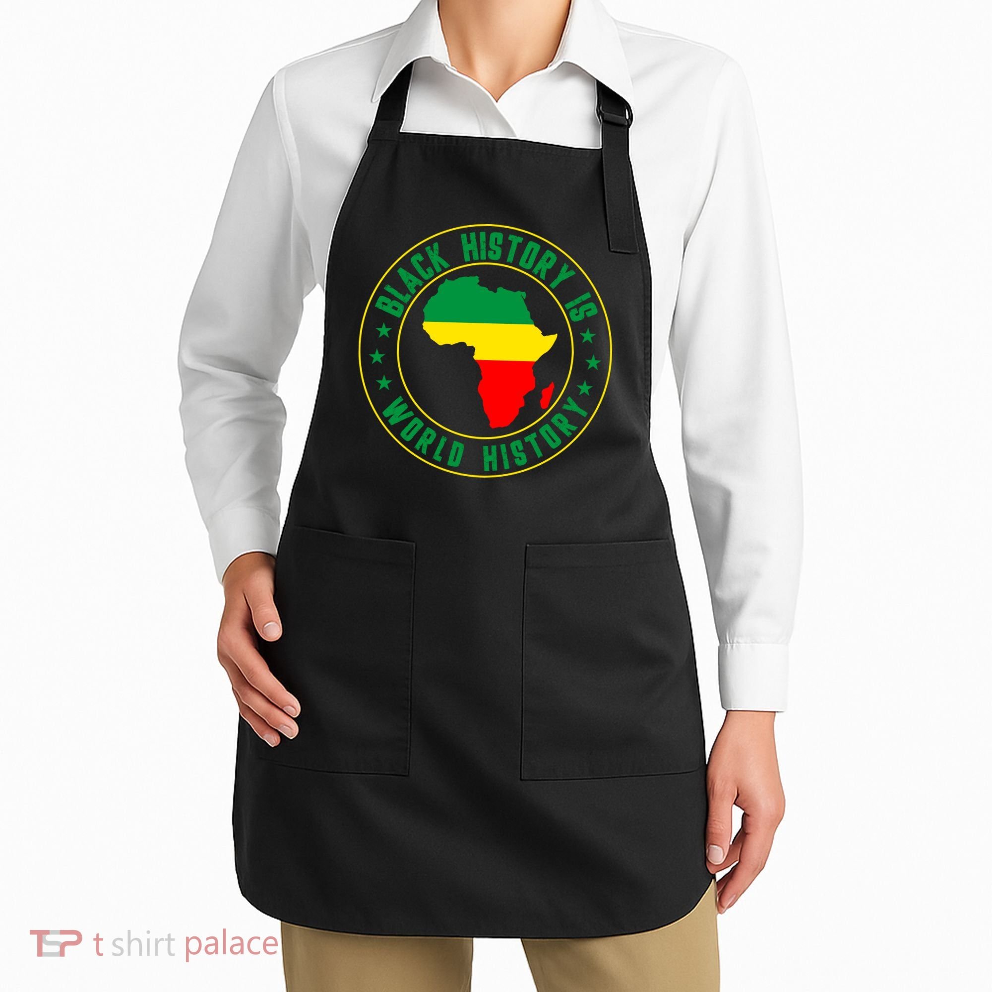 Black History Is World History Apron